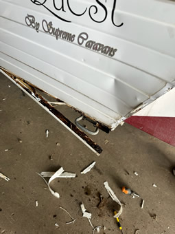 Insurance claims and repairs at Fraser Caravans Insurance claims and repairs at Fraser Caravans